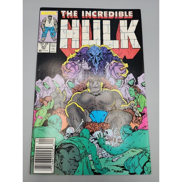 Marvel Other - Incredible Hulk #351 Total Recall Grand Inquisitor Risuli Marvel Jan 1988